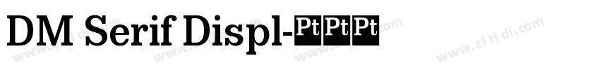 DM Serif Displ字体转换 DM Serif Displ字体转换